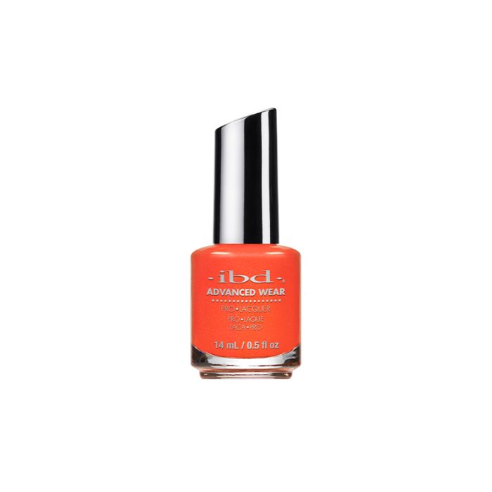 ibd Advanced Wear Peach Better Have My $ nail polish in a 0.5 ounce glass bottle container