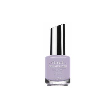 bottle of ibd Advanced Wear Lilac Sand creamy light purple nail lacquer


