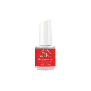 14 ml bottle of ibd Just Gel Polish You Later variant along with its label text and product details