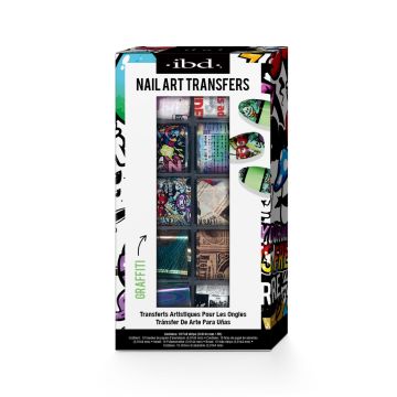 Front view of IBD Nail Foil Kit in Graffiti style
